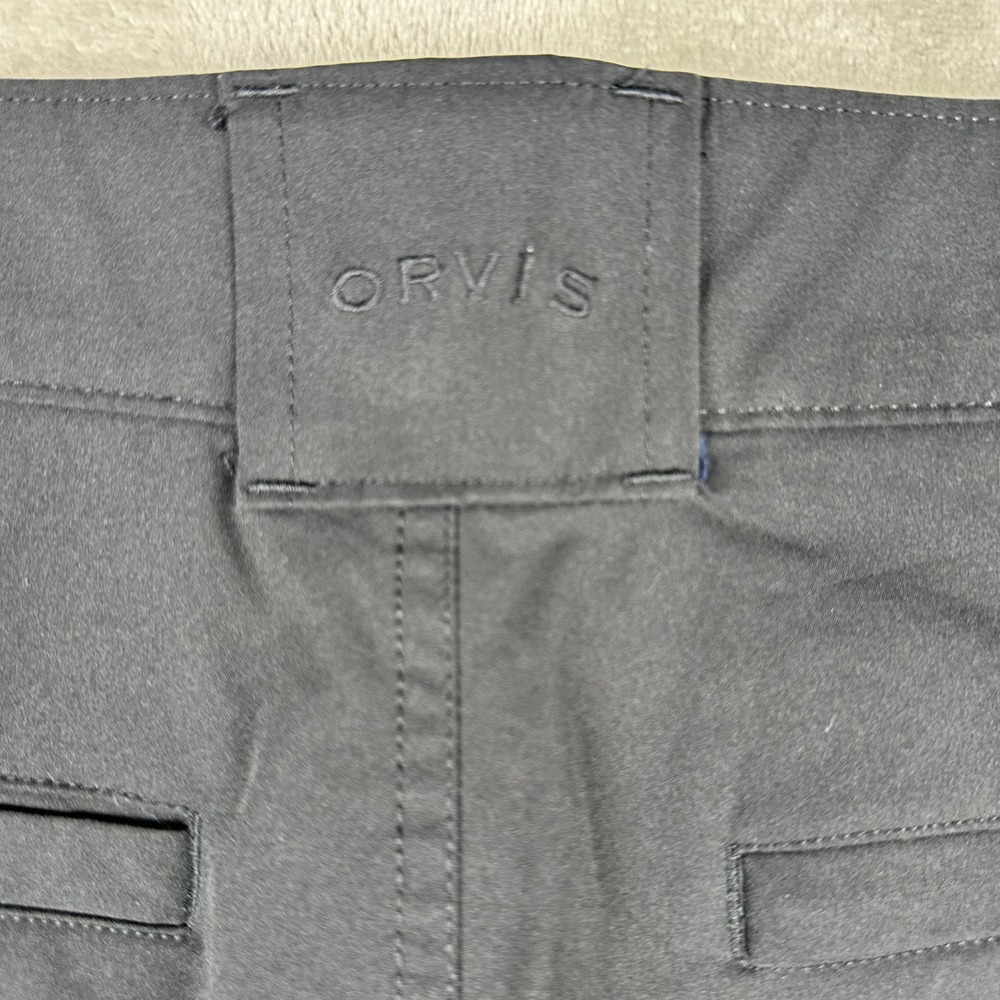 Orvis Mens Tech Cargo Shorts Black Size 42 Hiking Fishing Tech Cargo Lightweight - Picture 7 of 16